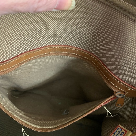 Dooney & Bourke Brown and Tan Vintage Bucket Bag - Picture 5 of 8